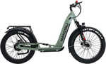 Bakcou E-bikes S-gzy-sg Grizzly Electric Scooter Sage Green, Bafang 1000w Rear-hub Motor, 25+ Mph Speed