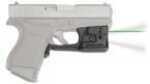 Crimson Trace Ll803g Laserguard Pro For Glock 42/43 Green Trigger Guard