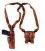 Galco Vertical Shoulder Holster System Fits Beretta 92/96 Ambidextrous Black Leather VHS202B