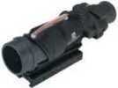 Trijicon 100226 ACOG 4x 32mm Obj 36.8 ft @ 100 yds FOV Black Matte Finish Illuminated Chevron Red