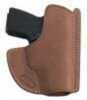 This Pocket Max holster is made of horsehide which provides a long-lasting roughout surface for this pocket holster. Its grip tip at the top of the holster clings to the top edge of the pocket, which ...