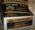 Camo Unlimited Camo Burlap is super quite, diminishes outlines and conceals movements…see for more details.