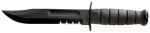 Kabar Fighting/Utility Knife With Partially Serrated Edge & Sheath Md: 1212
