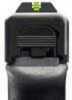 AmeriGlo GL614 CAP Night Sight Fits Glock 17/19 Tritium Green w/LumiGreen Outline Front Black w/Paint LumiGreen