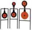 Birchwood Casey 46244 World of Targets Double Mag Spinner 3"/4.25" Black/Orange