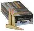 The Match Grade 308 Winchester ammo has a velocity of 2,600 fps and muzzle energy of 2626 ft lbs.
