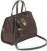 Bulldog BDP028 Satchel Style Purse Shoulder Most Small Pistols/Revolvers Leather Chocolate Brown