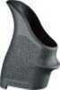 Hogue 18400 HandAll Beavertail Grip Sleeve Fits S&W Shield 9; Ruger LC9; for Glock 26 Textured Rubber Black