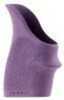 Hogue Grips HandAll Beavertail For Glock 42/43 Rubber Finger Grooves Purple 18206