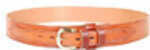Bianchi Size 36" Leather Tan Belt With Solid Brass Buckle Md: 12082