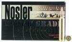 This Nosler Match Grade Custom Competition round is a 140 grain 26 Nosler caliber bullet with a brass Nosler cartridge. This 20 round box is great for target shooting.