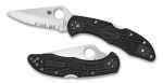 Whether You Need a Knife For Cutting Around The Home, On The Job Or During Recreational Activities, Spyderco's Delica Knives Are The Number One Choice. Knife features Include a Plain Edge Blade, Black...