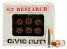 Typical bonded hollow point bullets over penetrate, leading to insufficient energy transfer, damage and trauma inside the intended target. G2 Research has taken its innovative Trocar design of the sol...