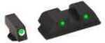 The AmeriGlo Operator Night Sights For Glock Have a Thin .125" Tritium Front Sight With a White Outline, Friction-Fit Tritium Rear Sight With No Outlines. This helps Make a Quick Front Sight Acquisiti...