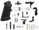 This AR Lower Receiver kit includes a pistol grip, single trigger, hammer, disconnector, selector, bolt catch spring, detent spring, bolt catch buffer, take down detent, bolt catch, magazine catch spr...
