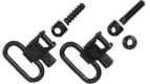 Uncle Mikes 1" Black Quick Detach Sling Swivels For .22 Caliber With Tubular Mag Md: 10712