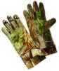 Hunters Specialties Realtree All Purpose Green Unlined Spandex Gloves Md: 05313