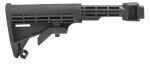Tapco 16746 Intrafuse AK T6 6-Position Stock Composite Black Stamped Receiver