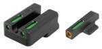 Truglo TG13NV2PC Brite-Site TFX Pro Day/Night Sights 1911 with Novak 270-450 Tritium/Fiber Optic Green w/Orange Outline