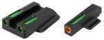 Truglo TG13RS2PC Brite-Site TFX Pro Day/Night Sights Ruger LC9/LC9s/LC380 Tritium/Fiber Optic Green w/Orange Outline Fro