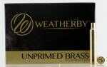 Weatherby Unprimed Brass 6.5-300 20 Qty Brass653