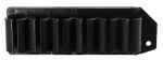 The patented Tacstar Sidesaddle Mounts 4 Or 6 Extra rounds On Your Shotgun In a Convenient And Accessible Location For Fast Reloading. The hytrel Polymer Shell Carrier Is Attached To An Aluminum Mount...