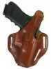 Bianchi Right Hand Tan Leather Belt Holster For S&W J Frame Md: 24116