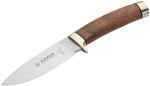 Boker Drop Point Fixed Blade Knife With Exotic African Rosewood Handle Md: 120587