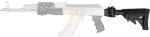 Six Position Collapsible/Side Folding. Folds To The Left Side Of The Receiver. Removable/Adjustable (3/8") Cheek Rest And buttpad. Store Extra Light/Laser Batteries Inside Stock Tube. May Be Fired Fro...