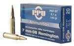 7mm-08 Rem 140 Grain Jacketed Soft Point 20 Rounds Prvi Partizan Ammunition Remington