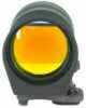 Trijicon 800038 Reflex with Flattop Mount 1x 42mm Obj 6.5 MOA Illuminated Amber Dot Black