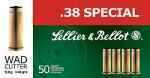 Sellier & Bellot Ammunition Has Long Been Noted For Its Quality, Precision And Reliability. A Homogeneous Lead Bullet Suitable For Competition Shooting. It features Excellent Accuracy And produces Cir...