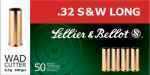 32 S&W Long 100Gr Sellier & Bellot Pistol Ammo