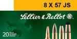 8mm Mauser FMJ 196 Gr. Sellier & Bellot Ammo