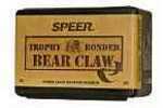 Speer 458 Caliber 500 Grain Trophy Bonded Bear Claw Bullet 25/Box Md: 1790