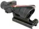 Trijicon 100220 ACOG 4x 32mm Obj 36.8 ft @ 100 yds FOV Black Matte Finish Dual Illuminated Horseshoe 6.8 Ballistic Red