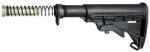 Tapco 16763 Intrafuse Mil-Spec AR-15 T6 Collapsible Stock Black