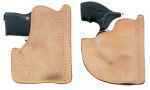 This Premium Horsehide Pocket Holster Is Designed For Front Pocket Carry In pants Or a Jacket. It keeps The Firearm In The Same General Position So You Can quickly Locate The Grip When You Need To Dra...