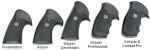 Pachmayr 02521 Gripper Pistol Charter Arms-All Models Black Rubber
