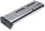 Wilson Combat 5009 1911 Elite Tactical Magazine 9mm Luger 10 rd Stainless Steel Finish ETM Base Pad