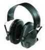 Peltor Electronic Hearing Protection Earmuffs With Gray/Black Finish Md: 97044