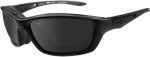 Wiley X 854 Brick Climate Control Safety Glasses Smoke Gray Black Matte 1 Pair