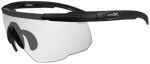 Wiley X Eyewear 303 Saber Advanced Safety Glasses Matte Black/Clear