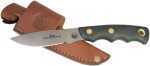 Full-Tang Drop-Point Hunter-Style Blade, Hand Sharpened With Special Convex Edge, Is Razor Sharp. Slender .100" Thick Blade reduces Drag When Skinning And fleshing, Easy To reSharpen. Double Drawn And...