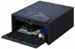 Stack-On QAS450B Biometric Quick Access Safe Gun Black