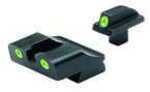 Meprolight 10776 Tru-Dot Night Sight Set Colt Government (New Models, .125 Tang) Tritium Green Front/Rear Black