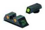 Sight Set (Fixed Green/Orange) For Glock~ 9mm & .40 Cal