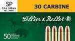 Link to Sellier & Bellot Rifle 30 Carbine 110 Grain Semi-Jacketed Soft Point 2024 fps 50 Rounds