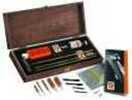 Hoppes Deluxe Gun Cleaning Kit With Wood Presentation Box Md: BUOX