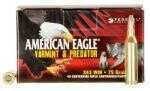 Combine accuracy, consistency, reliable performance on target and the result is the ideal round for the avid varmint hunter. This American Eagle Varmint & Predator load features a reloadable brass and...